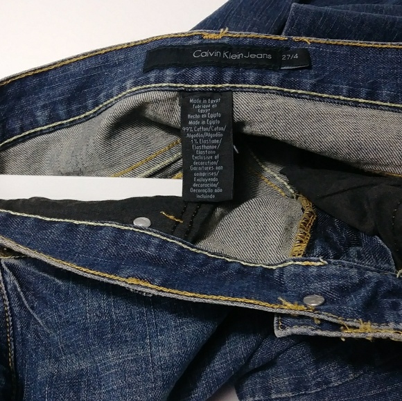 Calvin Klein bootcut blue jeans women's size 27/4 - Picture 8 of 8